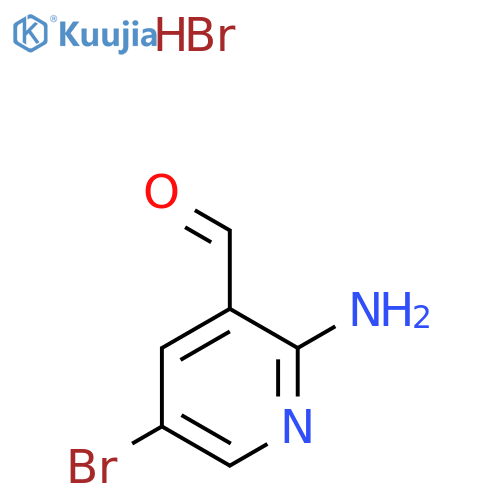 2-Amino-5-bromonicotinaldehyde hydrobromide structure