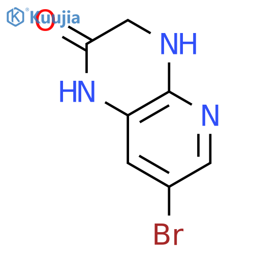 7-Bromo-3,4-dihydropyrido2,3-bpyrazin-2(1H)-one structure