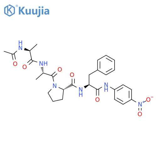 AC-ALA-ALA-PRO-PHE-PNA structure