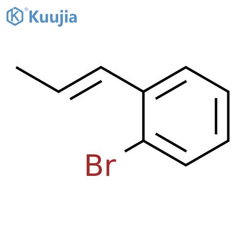 Benzene, 1-bromo-2-(1E)-1-propenyl- structure