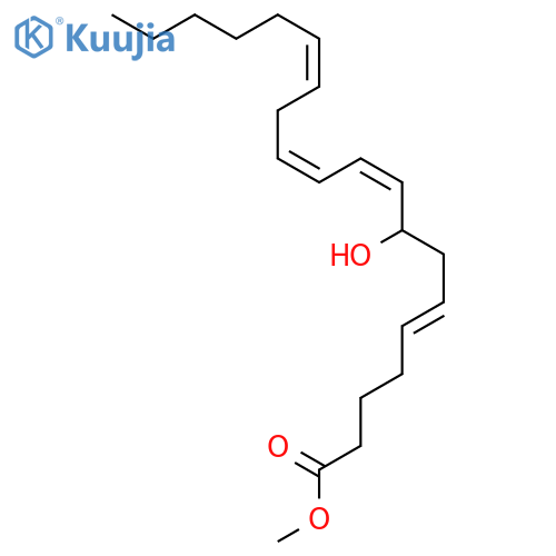 5,9,11,14-Eicosatetraenoic acid, 8-hydroxy-, methyl ester, (E,Z,Z,Z)- structure
