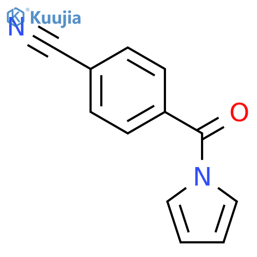 1H-Pyrrole, 1-(4-cyanobenzoyl)- structure