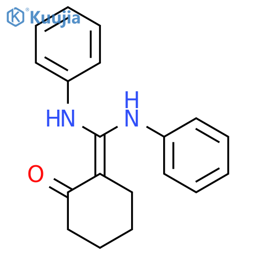 Cyclohexanone, 2-[bis(phenylamino)methylene]- structure