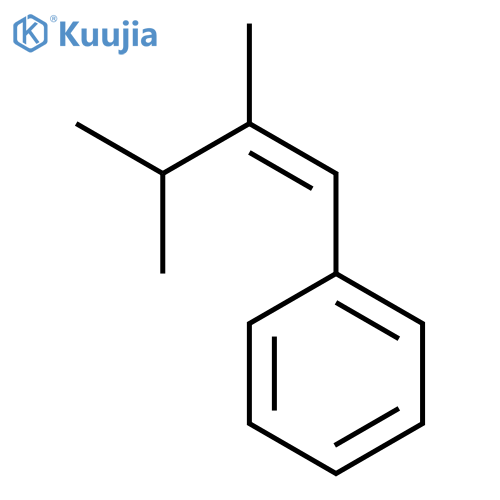 Benzene, [(1E)-2,3-dimethyl-1-butenyl]- structure