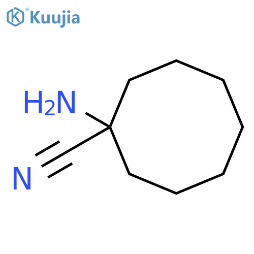 1-aminocyclooctane-1-carbonitrile structure