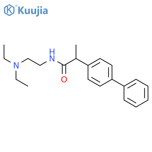 [1,1'-Biphenyl]-4-acetamide,N-[2-(diethylamino)ethyl]-a-methyl- structure