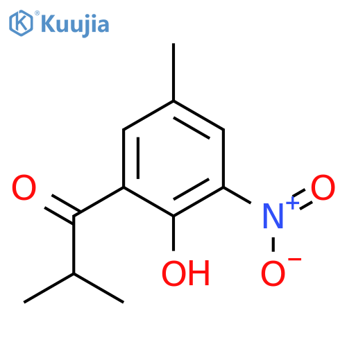 1-Propanone, 1-(2-hydroxy-5-methyl-3-nitrophenyl)-2-methyl- structure