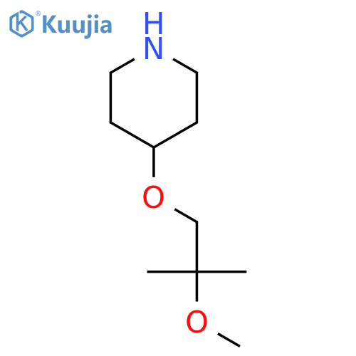 4-(2-methoxy-2-methylpropoxy)piperidine structure