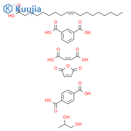 1,3-Benzenedicarboxylicacid,polymerwith1,4-benzenedicarboxylicacid,(2Z)-2-butenedioicacid,2,5-furandione,(9Z)-9-octadecenoicaciddimerand1,2-propanediol structure