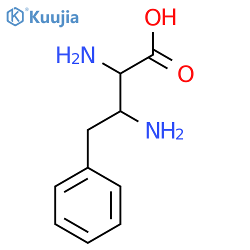 2,3-Diamino-4-phenylbutanoic acid structure
