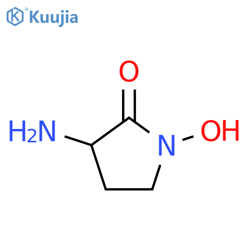 (+/-)-3-AMINO-1-HYDROXY-2-PYRROLIDONE structure