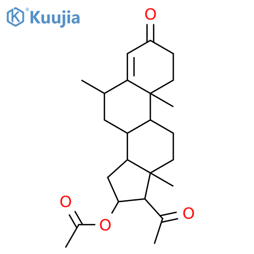 Medroxyprogesterone acetate structure