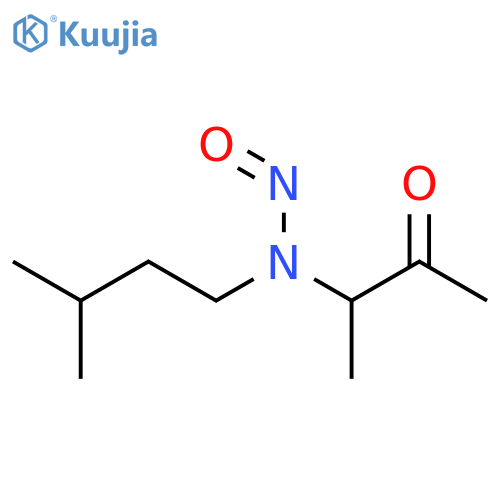 2-Butanone,3-[(3-methylbutyl)nitrosoamino]- structure
