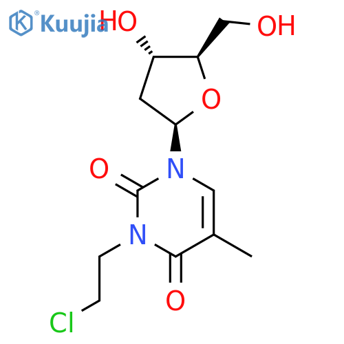 Thymidine, 3-(2-chloroethyl)- structure