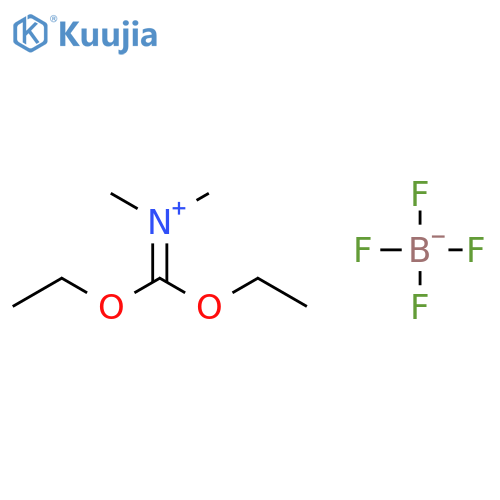 Methanaminium, N-(diethoxymethylene)-N-methyl-, tetrafluoroborate(1-) structure