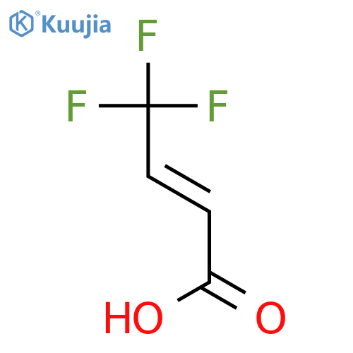 4,4,4-Trifluorocrotonic acid structure