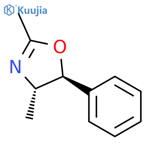 Oxazole, 4,5-dihydro-2,4-dimethyl-5-phenyl-, trans- structure