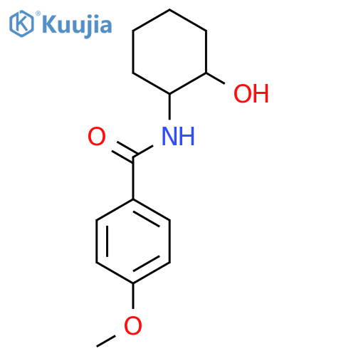 Benzamide,N-(2-hydroxycyclohexyl)-4-methoxy- structure