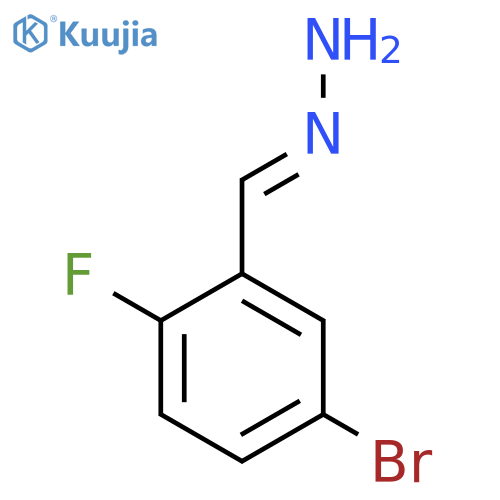 (5-Bromo-2-fluorobenzylidene)hydrazine structure