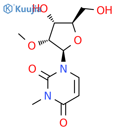 3,2’-O-Dimethyluridine structure