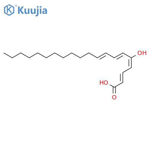 5-hydroxyicosa-2,4,6,8-tetraenoic acid structure