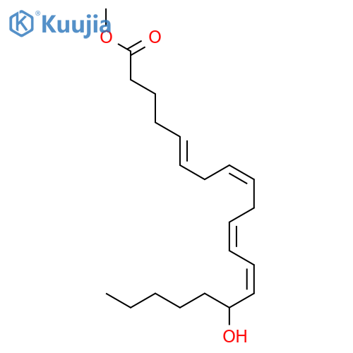 5,8,11,13-Eicosatetraenoic acid, 15-hydroxy-, methyl ester, (E,Z,Z,Z)- structure