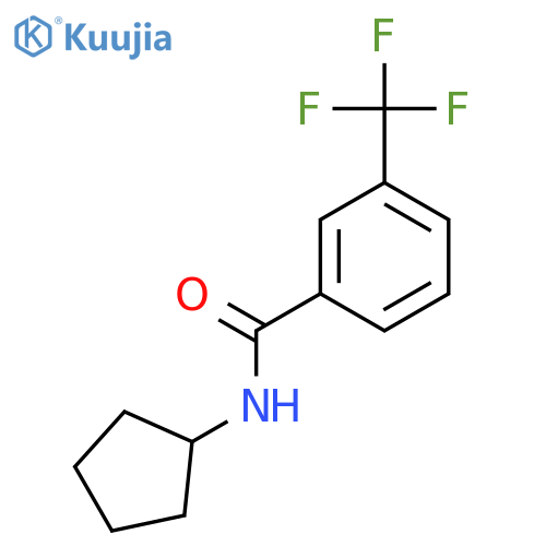Benzamide,N-cyclopentyl-3-(trifluoromethyl)- structure