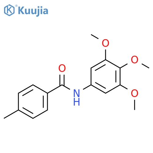 4-methyl-N-(3,4,5-trimethoxyphenyl)benzamide structure
