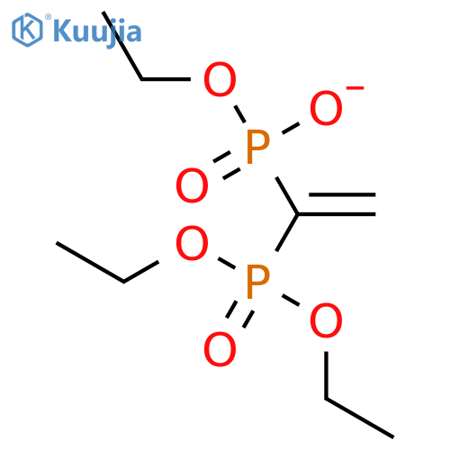 Phosphonic acid, [1-(diethoxyphosphinyl)ethenyl]-, monoethyl ester structure