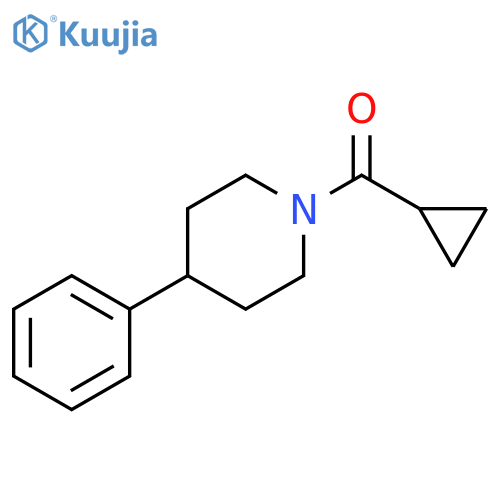 1-cyclopropanecarbonyl-4-phenylpiperidine structure