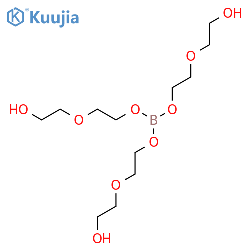 tris[2-(2-hydroxyethoxy)ethyl] borate structure