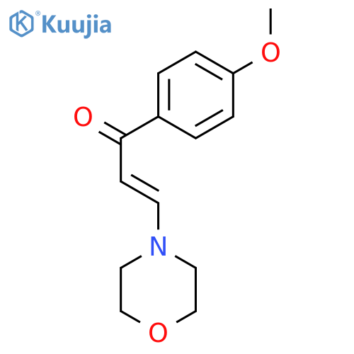 2-Propen-1-one, 1-(4-methoxyphenyl)-3-(4-morpholinyl)-, (E)- structure