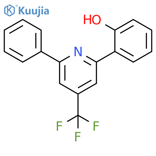 Phenol, 2-[6-phenyl-4-(trifluoromethyl)-2-pyridinyl]- structure