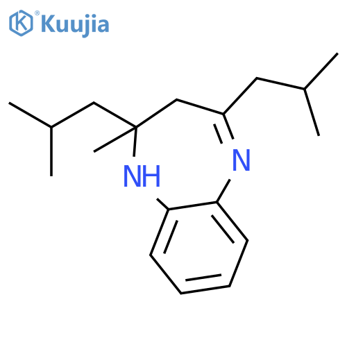 1H-1,5-Benzodiazepine, 2,3-dihydro-2-methyl-2,4-bis(2-methylpropyl)- structure