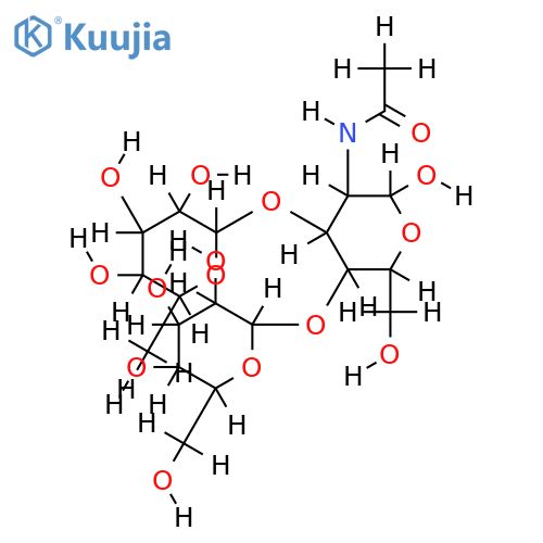 beta-D-Galp-(14)-3)->-D-GlcNAc (3-fucosyllactose) structure