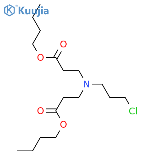 dibutyl 3,3'-[(3-chloropropyl)imino]dipropanoate (non-preferred name) structure
