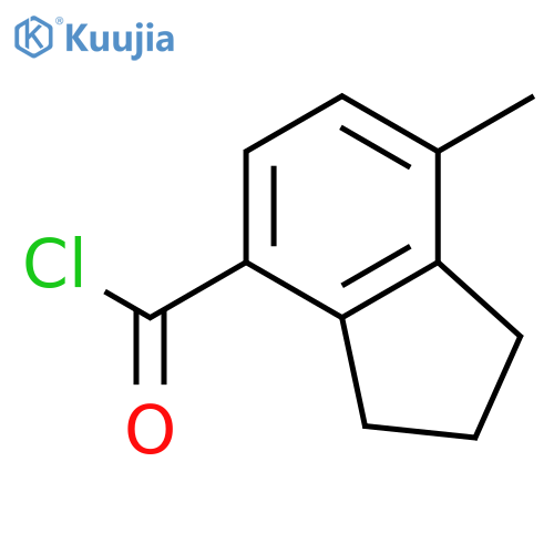 1H-Indene-4-carbonylchloride, 2,3-dihydro-7-methyl- structure