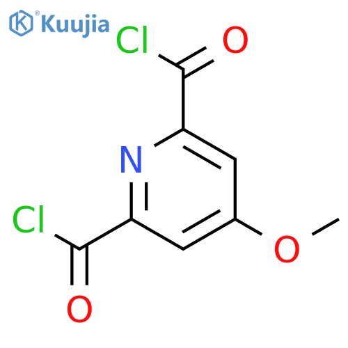 2,6-Pyridinedicarbonyl dichloride, 4-methoxy- structure