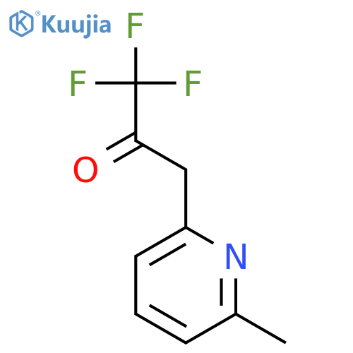 1,1,1-Trifluoro-3-(6-methylpyridin-2-yl)propan-2-one structure