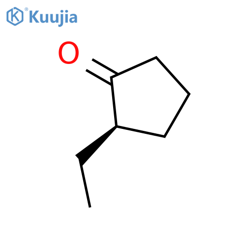 Cyclopentanone, 2-ethyl-, (2R)- structure