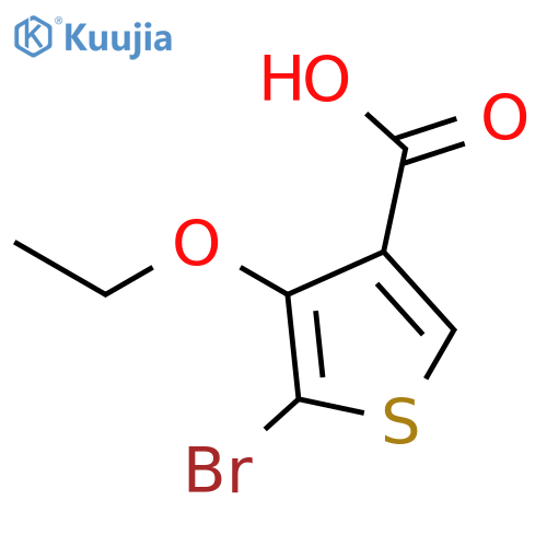 5-Bromo-4-ethoxythiophene-3-carboxylic acid structure