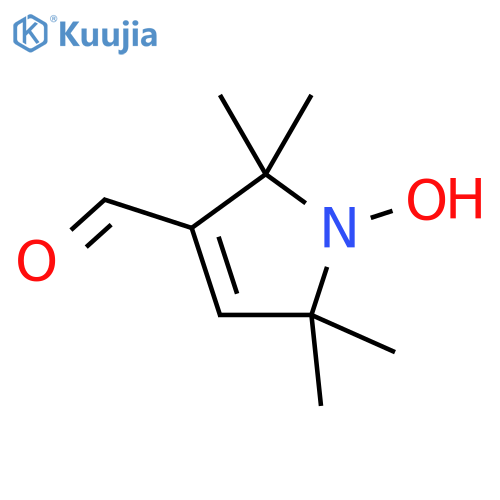 (1-Oxyl-2,2,5,5,-tetramethyl-∆3-pyrroline)formaldehyde structure