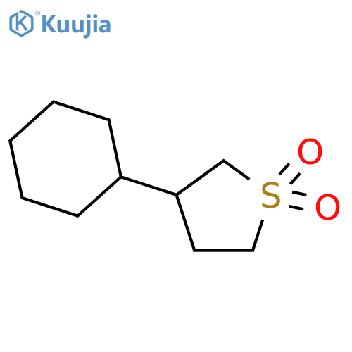 3-cyclohexylthiolane 1,1-dioxide structure