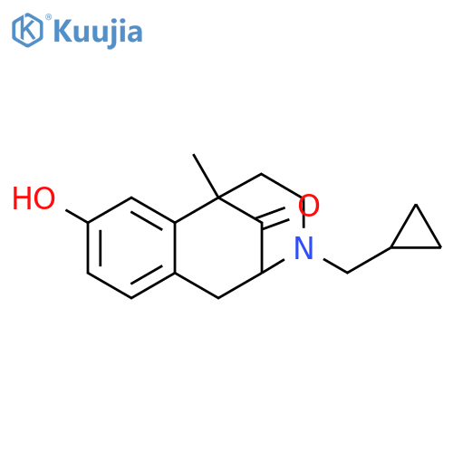 2,6-Methano-3-benzazocin-11-one, 3-(cyclopropylmethyl)-1,2,3,4,5,6-hexahydro-8-hydroxy-6-methyl- structure