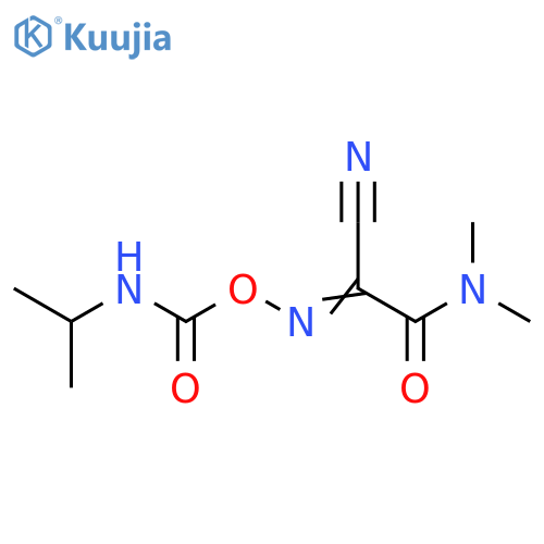 Acetamide,2-cyano-N,N-dimethyl-2-[[[[(1-methylethyl)amino]carbonyl]oxy]imino]- structure