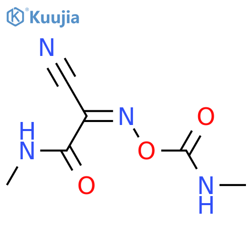 Acetamide, 2-cyano-N-methyl-2-[[[(methylamino)carbonyl]oxy]imino]- structure
