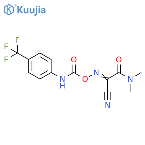 Acetamide,2-cyano-N,N-dimethyl-2-[[[[[4-(trifluoromethyl)phenyl]amino]carbonyl]oxy]imino]- structure