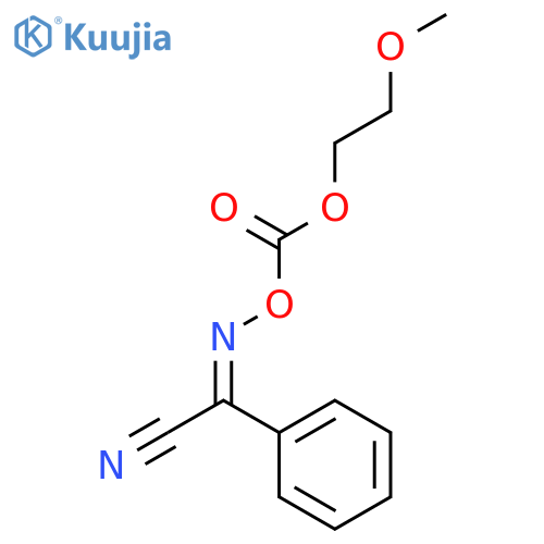 2,5,7-Trioxa-8-azadec-8-ene-10-nitrile, 6-oxo-9-phenyl- structure