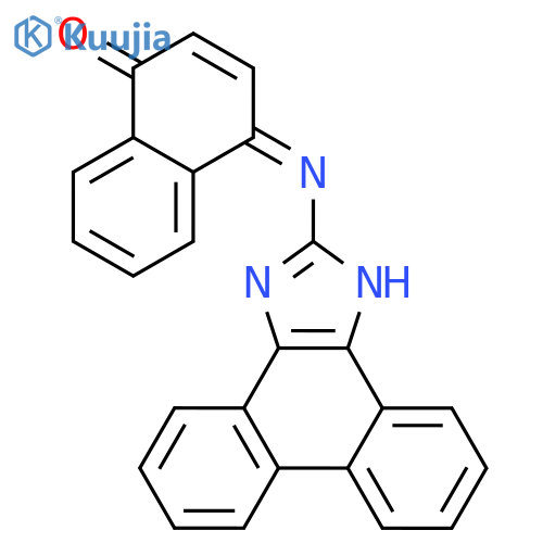 4-(1H-Phenanthro(9,10-d)imidazol-2-ylimino)-1(4H)-naphthalenone structure