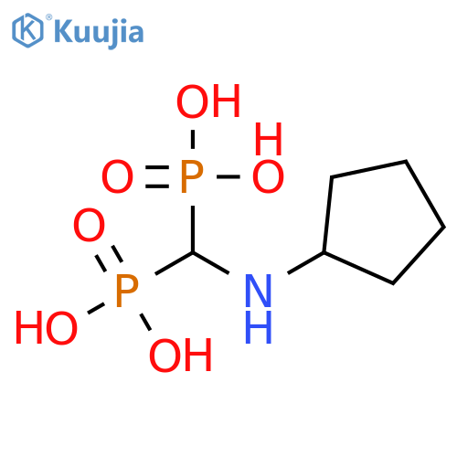 [(cyclopentylamino)-phosphonomethyl]phosphonic Acid structure